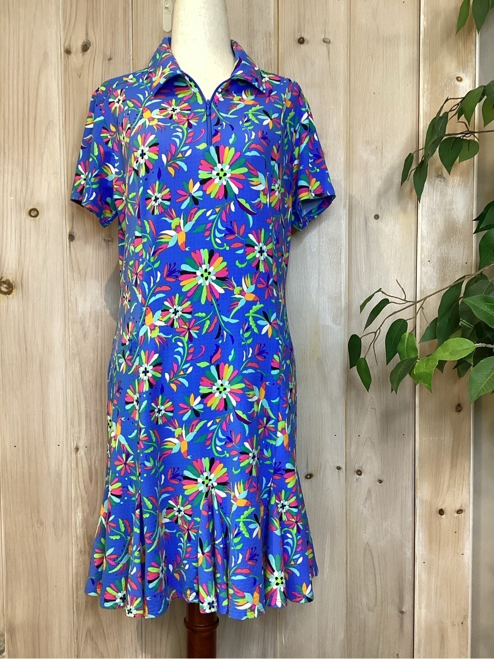 IBKUL Godet Golf/Tennis polo dress